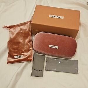 MIU MIU Sunglasses Case Box Bag Cloth